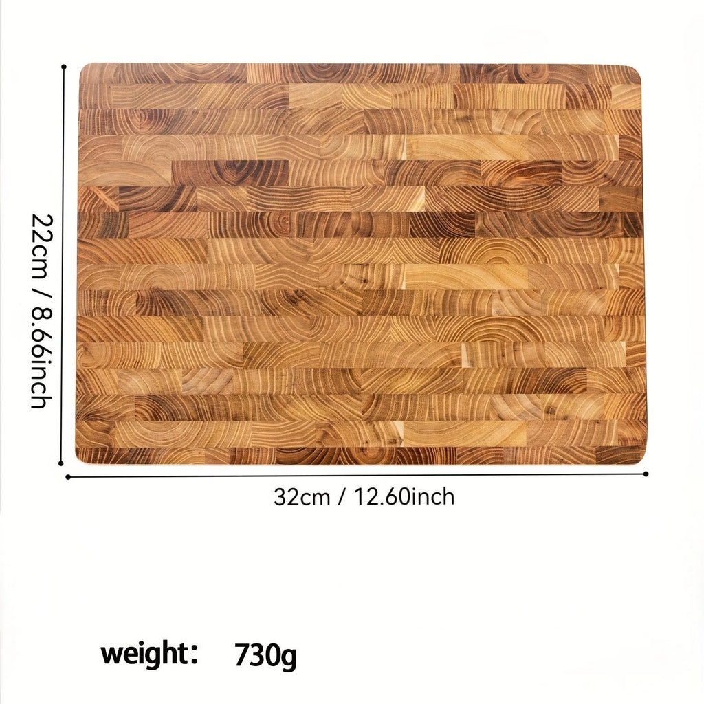 Cutting board dimensions, 32 x 22 cm